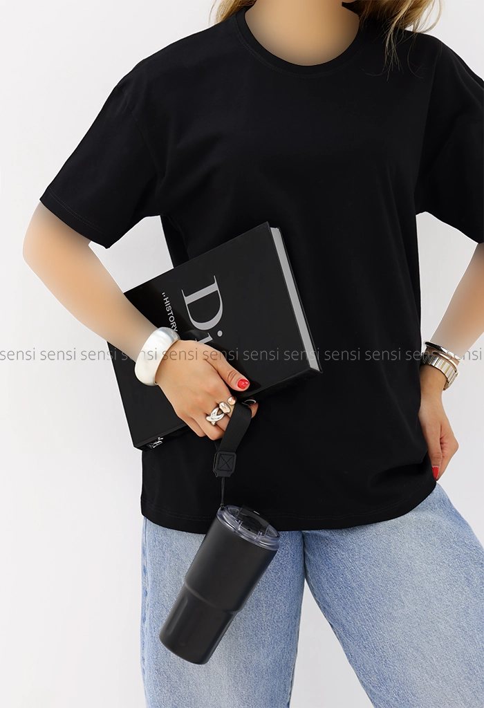 تیشرت زنانه ساده رنگی کد1005468